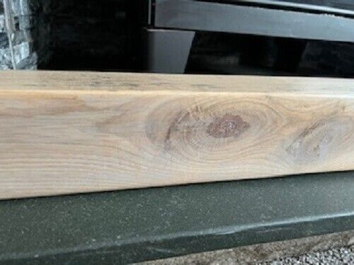 Solid oak mantel - oak, beam