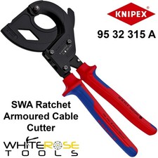 Knipex SWA Cable Cutter Ratchet Steel Wire Armoured Cables Cutting 45mm