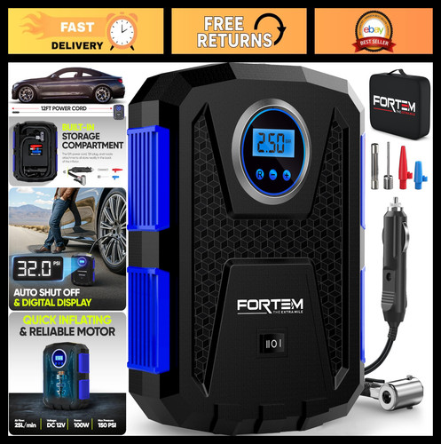 Portable tire inflator air - tire,