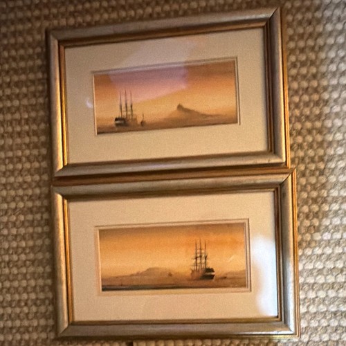 Set framed matted - set,