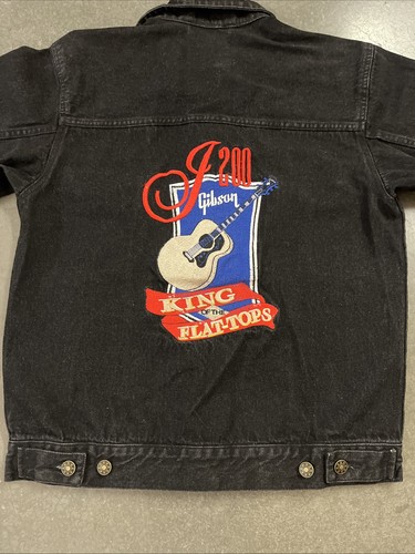 Gibson guitar embroidered - gibson,