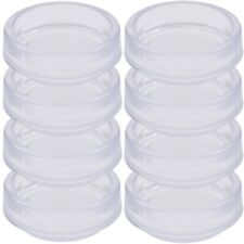 8 x Small CLEAR CASTOR CUPS