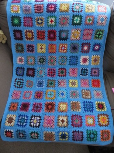 Vintage crochet squares - vintage,
