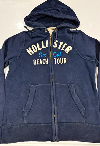 Vtg hollister mens navy - co.,