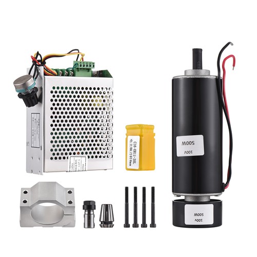 500w cnc brushed spindle kit - brushed,