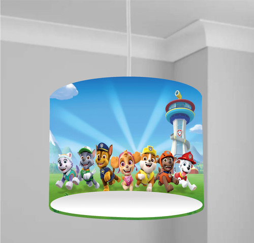 Paw patrol pups ceiling light - paw,
