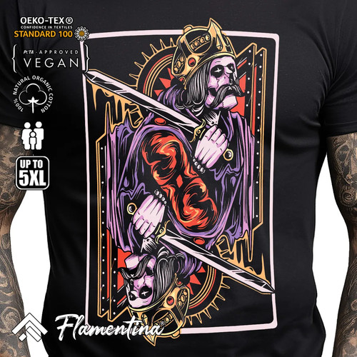King hearts card mens - hearts,
