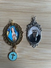 Two holy medals maximilian - holy, medals,