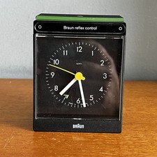 Vintage 1980s Braun Reflex Control Alarm Clock Model 4 775/AB Germany