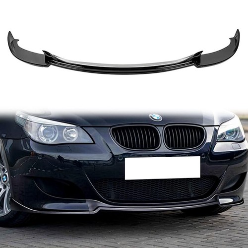 Black gloss front bumper - black,