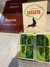 Canasta For Guinness Time Rare Cards  Guiness Is Good For You Cards Waddington