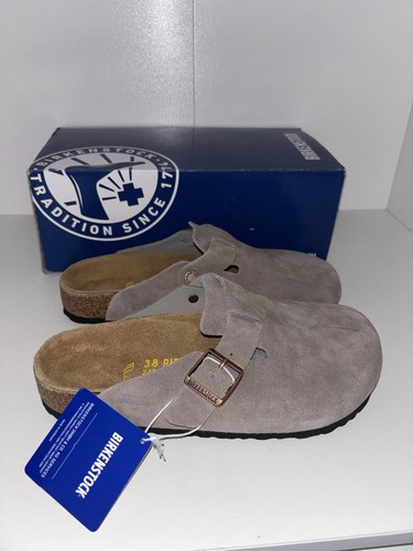 Birkenstock boston clogs taupe - birkenstock,