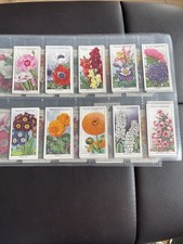Garden Flowers a full set of 50 original Wills cigarette cards issued 1933