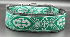 Martingale Dog Collar Green