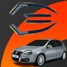 VW Golf MK5 5 Doors 2004-2009 Haibak Wind Deflectors Tinted 4pcs
