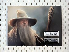 Ian McKellen Hand Signed Gandalf Lord Of The Rings Display 