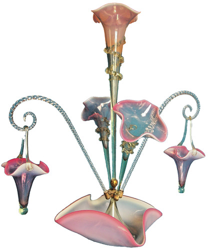 Antique pink cranberry glass - pink,
