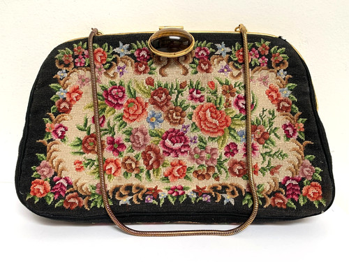 Vintage floral tapestry - floral,