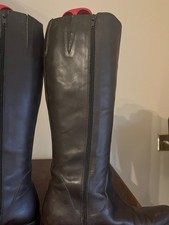 Russel and Bromley buckle effect knee high boots 