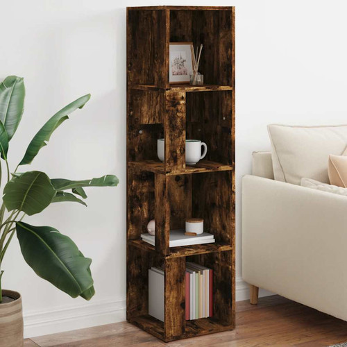 Corner shelf smoked oak - corner,