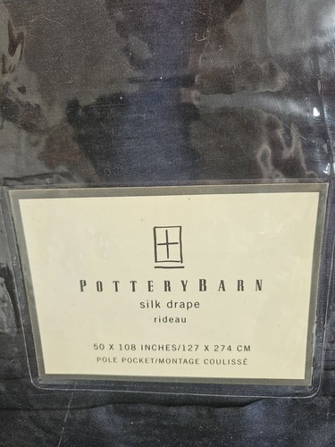 Pottery barn silk drape - pottery,