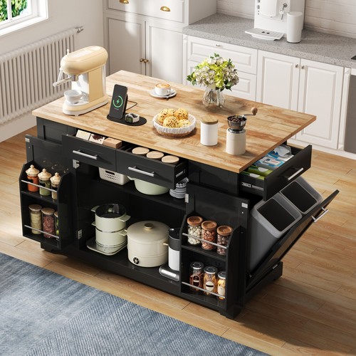 Kitchen island wheels with - kitchen, on