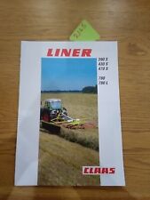 claas liner rake Sales Brochure
