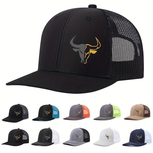 Bull head mesh - bull, trucker