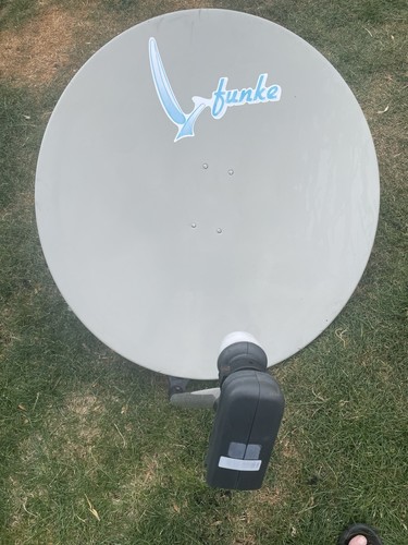 Funke satellite dish and - satellite, cm