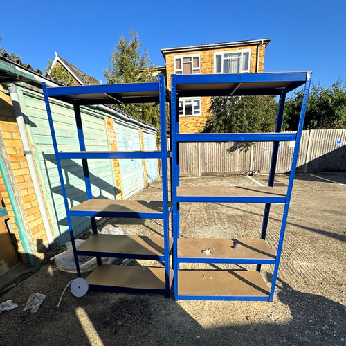 Blue metal freestanding - blue,
