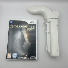 Goldeneye 007 Nintendo Wii Complete & Wii Pistol Gun Attachment