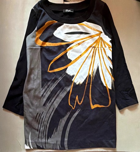 Peruzzi black floral round - black,