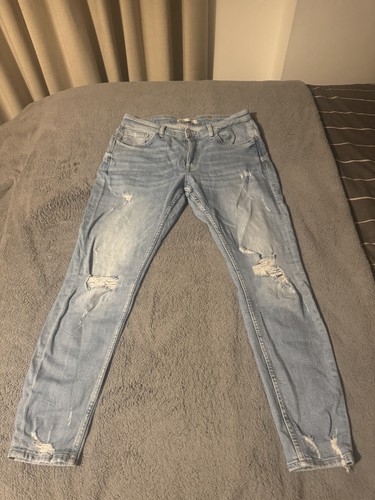 Men zara skinny ripped - zara,