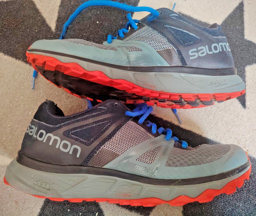 Salomon trailster gtx gray red - gtx, gray/red