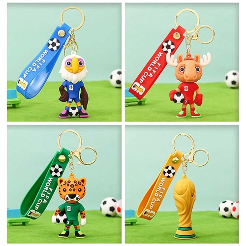 4pcs football animal pendant - football,