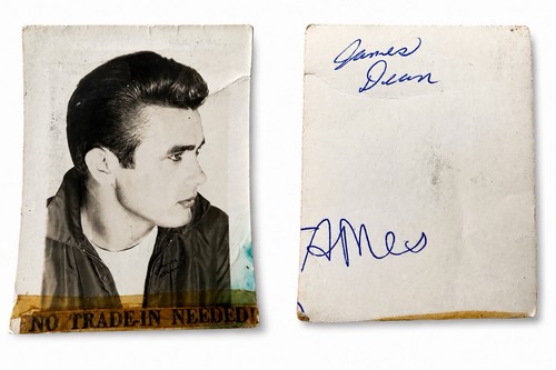 Vintage james dean autographed - dean,