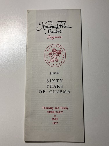 1957 national film theatre - 1957,