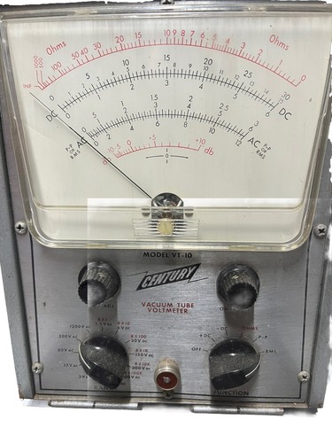 Century vacuum tube voltmeter - century,