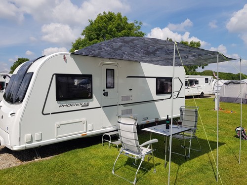 Caravan campervan awning sun - campervan,