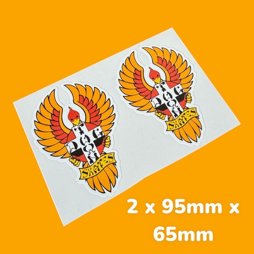 Dog town vinyl sticker - town,