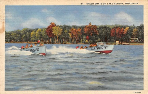 Speed boats lake - speed, geneva