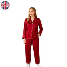 Women’s Satin Night Suit - Matching Pyjama Set - Soft & Elegant
