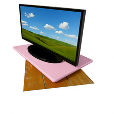 Rotating Swivel TV Stand Lazy