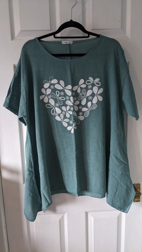 Bonmarche green cotton tunic - bonmarche,