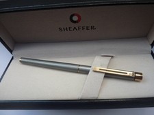 SHEAFFER TARGA 1050s METALLIC QUICKSILVER SLIMLINE FOUNTAIN PEN