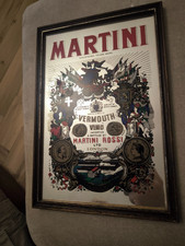 Vintage Martini Pub Mirror Wall Sign, Restaurant, Mancave, Display 