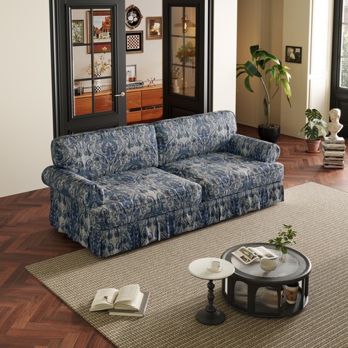 Seater blue floral - blue, oxford