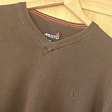 Musto Mens V Neck Jumper M