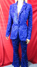 BOOHOO colbalt blue sequin