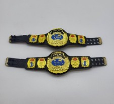 WWF WWE Elite Mattel Wrestling Figure WCW Tag Team Belt Accessory Bundle